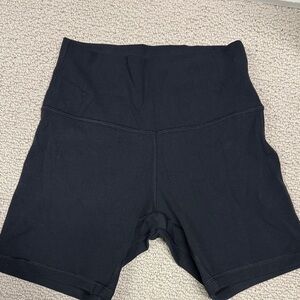 lululemon athletica Black Bike Shorts
